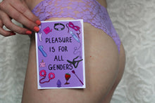 Load image into Gallery viewer, Pleasure Is For All Genders Postcard
